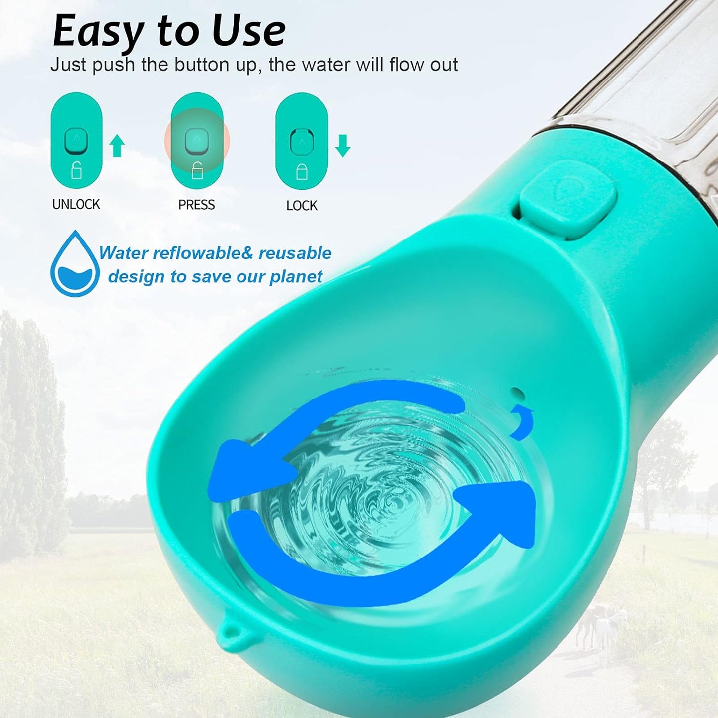 PawsPal TravelMate Bottle